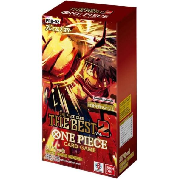 PRB-02 ONE PIECE CARD THE BEST vol.2 Sealed Case (20 boxes) Japanese ONE PIECE CARD